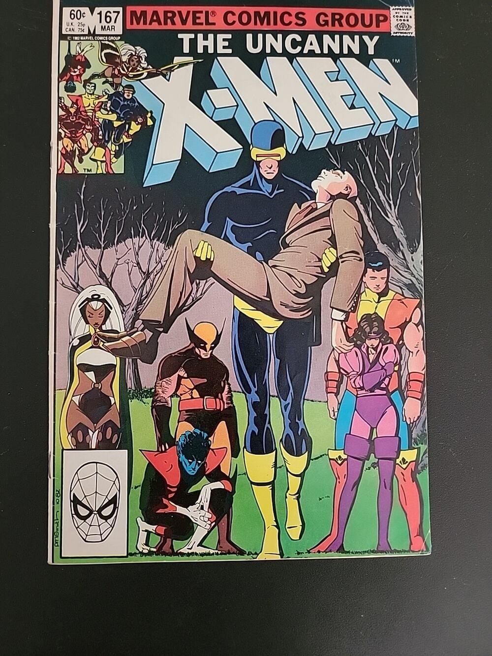 Uncanny X-Men #167 Newsstand 1983 Marvel Comics